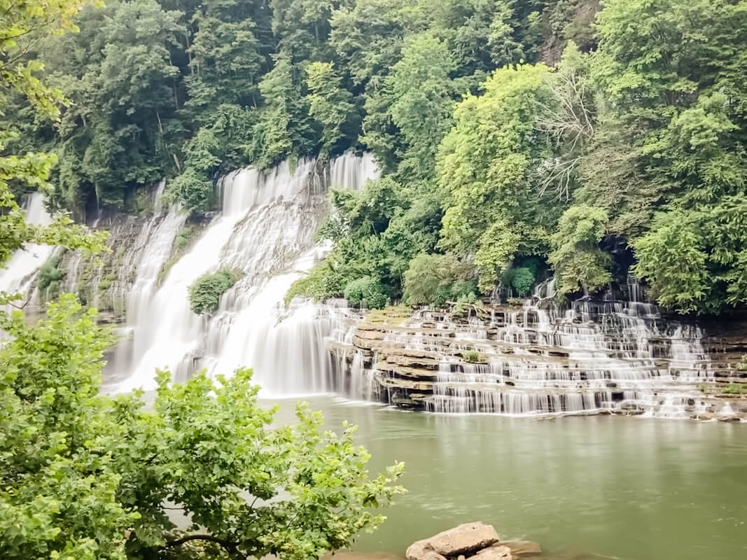 Twin Falls at Rock Island State Park